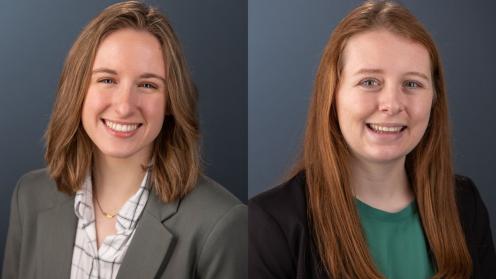 Claire Dopp and Sarah Noga